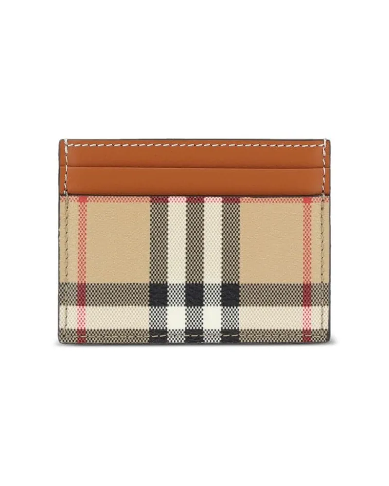 Burberry Kartenetui mit Vintage-Check - Nude Nude
