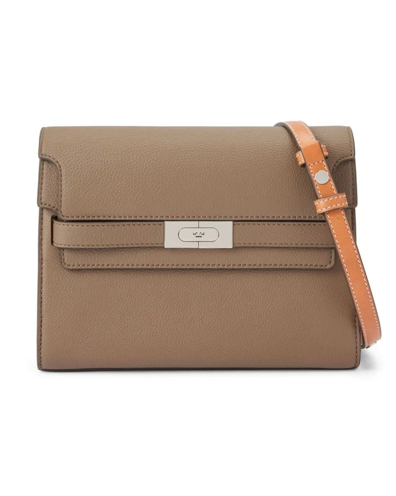 Tory Burch Lee Radziwill Schultertasche - Nude Nude