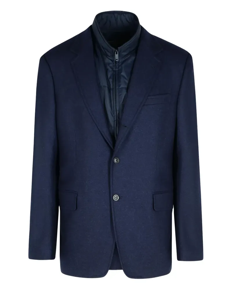 Fay Jacke mit zwei Knöpfen - Blau Blau