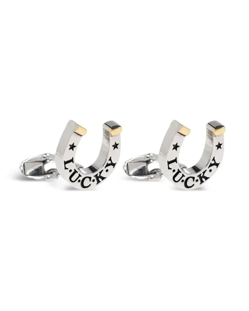 Paul Smith Horseshoe Manschettenknöpfe - Silber Silber