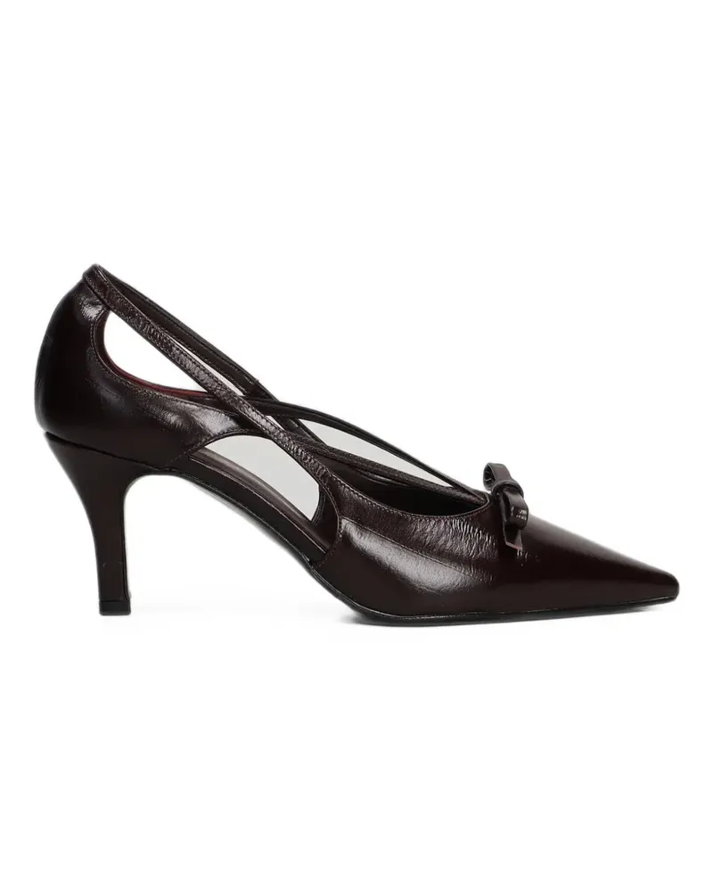 Bianca Di Pumps mit Cut-Out - Rot Rot