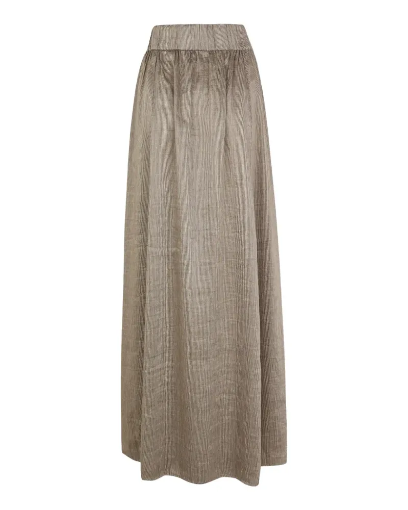 Cortana Aria striped maxi skirt - Grau Grau