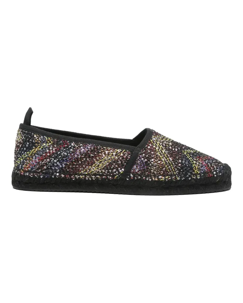 Missoni sequin-embellished espadrilles - Schwarz Schwarz