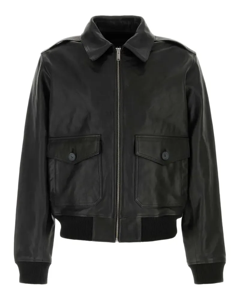 A.P.C. Gael Lederjacke - Schwarz Schwarz