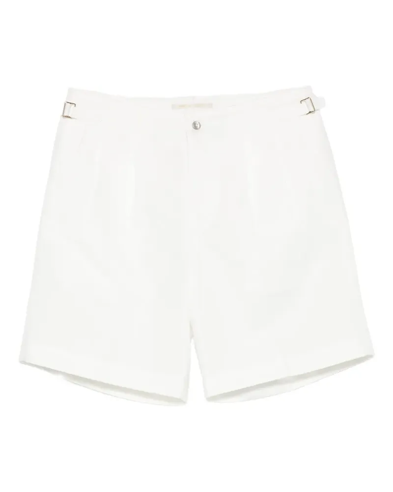 Briglia 1949 pleated side-adjuster shorts - Weiß Weiß