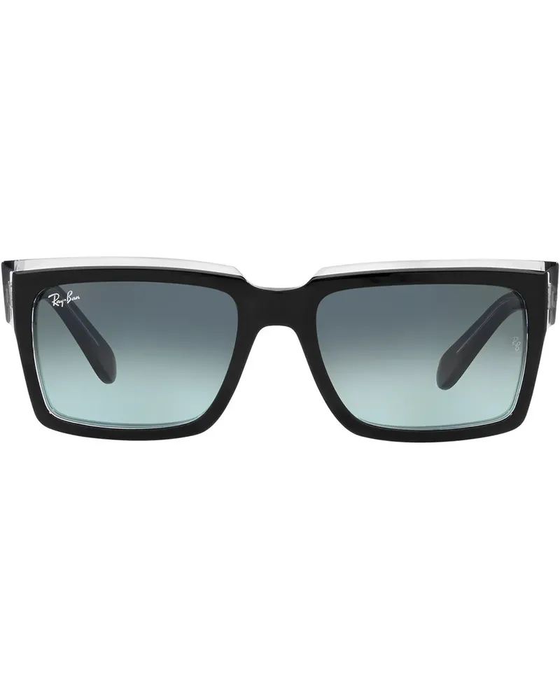 Ray Ban Eckige Inverness Sonnenbrille - Schwarz Schwarz
