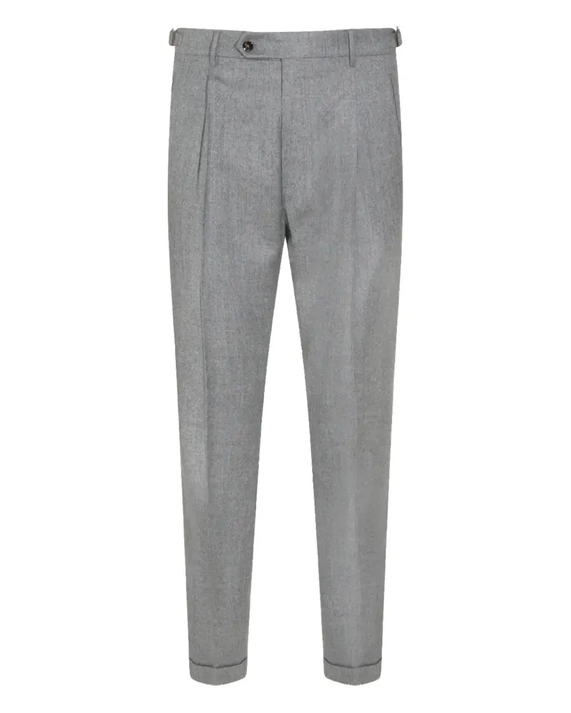 Berwich Hose mit Falten - Grau Grau