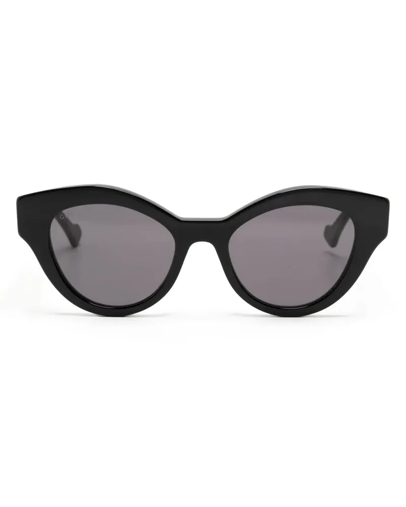 Gucci Sonnenbrille mit Cat-Eye-Gestell - Schwarz Schwarz
