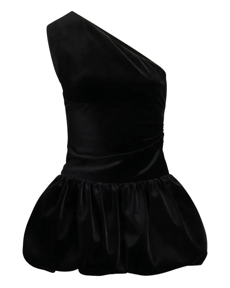 Patou Asymmetrisches Minikleid - Schwarz Schwarz