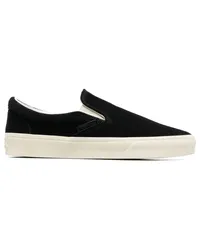 Tom Ford Slip-On-Sneakers aus Wildleder Schwarz