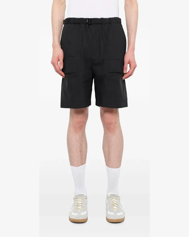 JUUN.J Cargo-Shorts mit Gürtel - Schwarz Schwarz