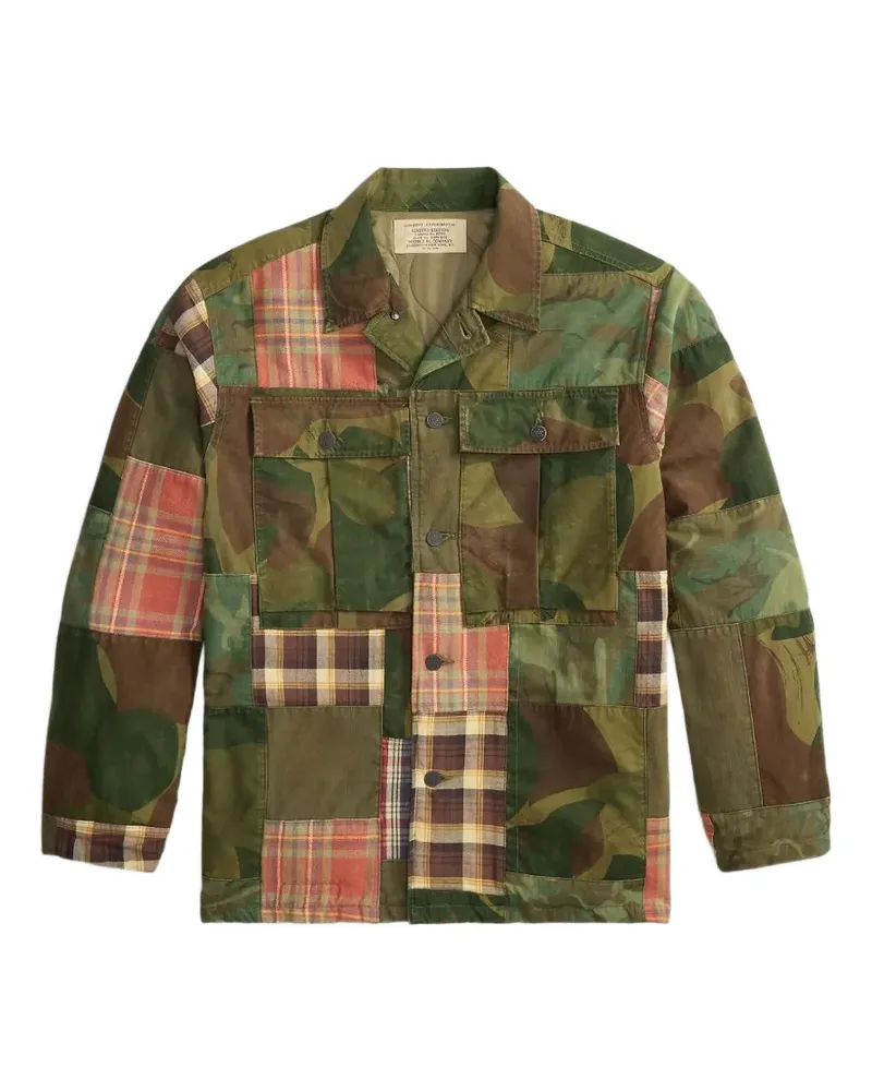 Ralph Lauren patchwork cotton overshirt - Grün Grün