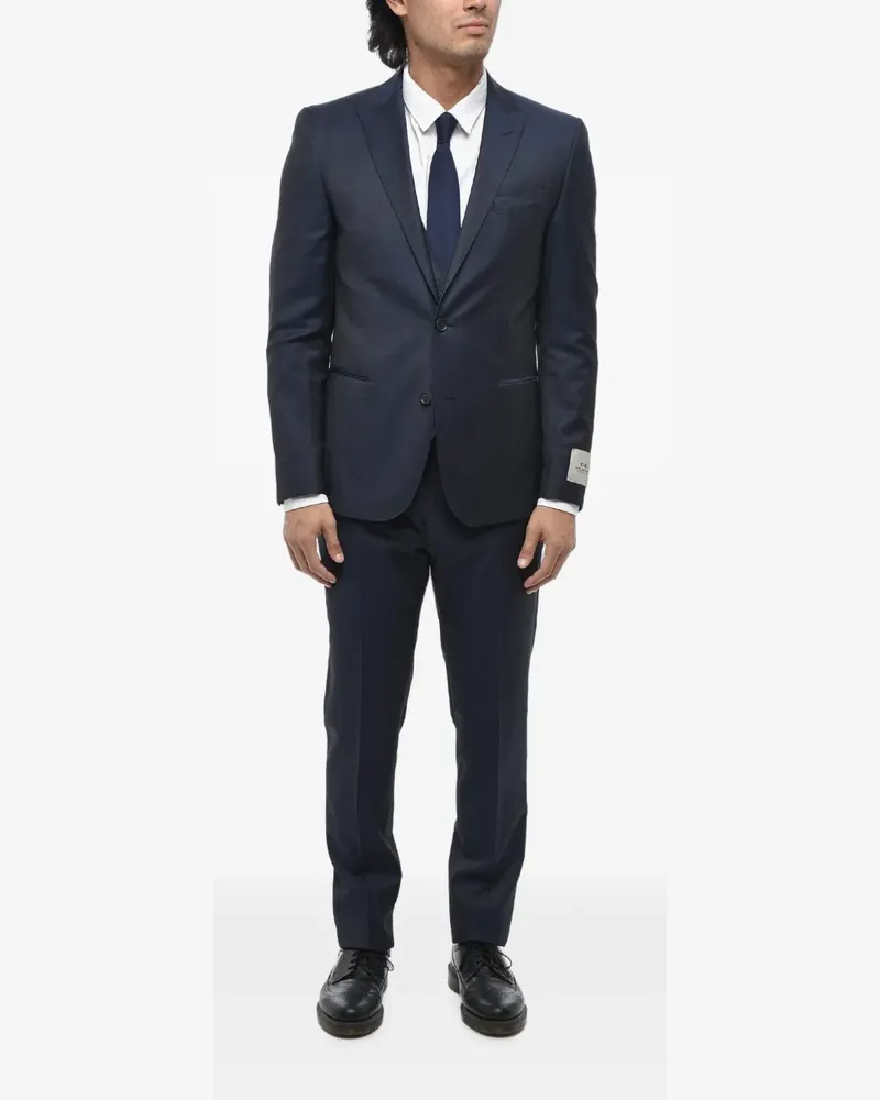 Corneliani Anzug mit steigendem Revers - Blau Blau