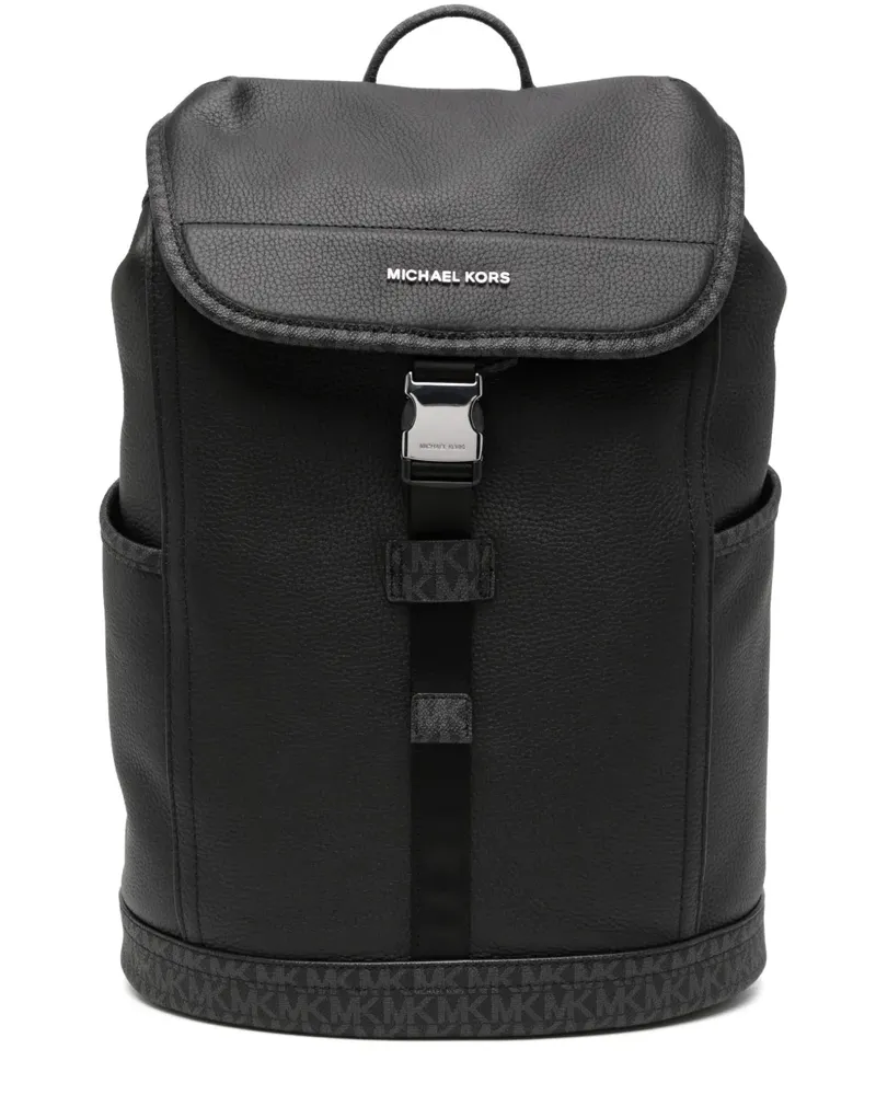 Michael Kors Schmaler Rucksack mit Klappe - Schwarz Schwarz