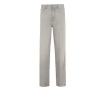 Jeans mit Gürtelschlaufen - Grau