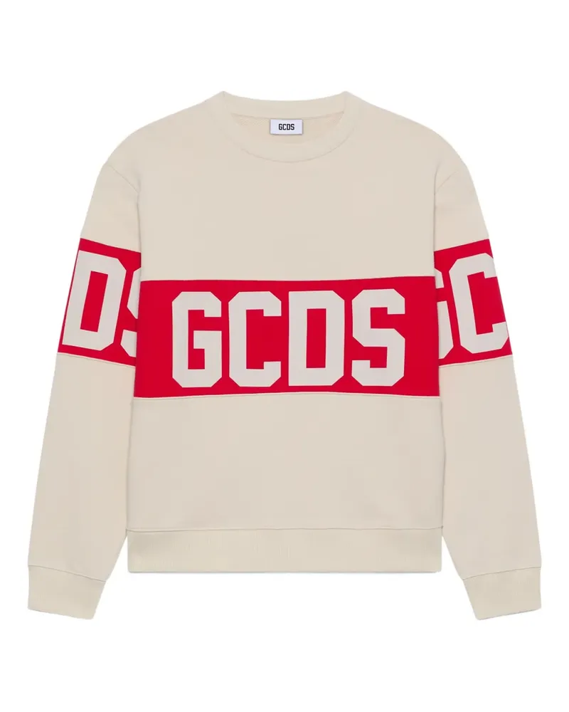 GCDS Strick mit Logo-Streifen - Nude Nude