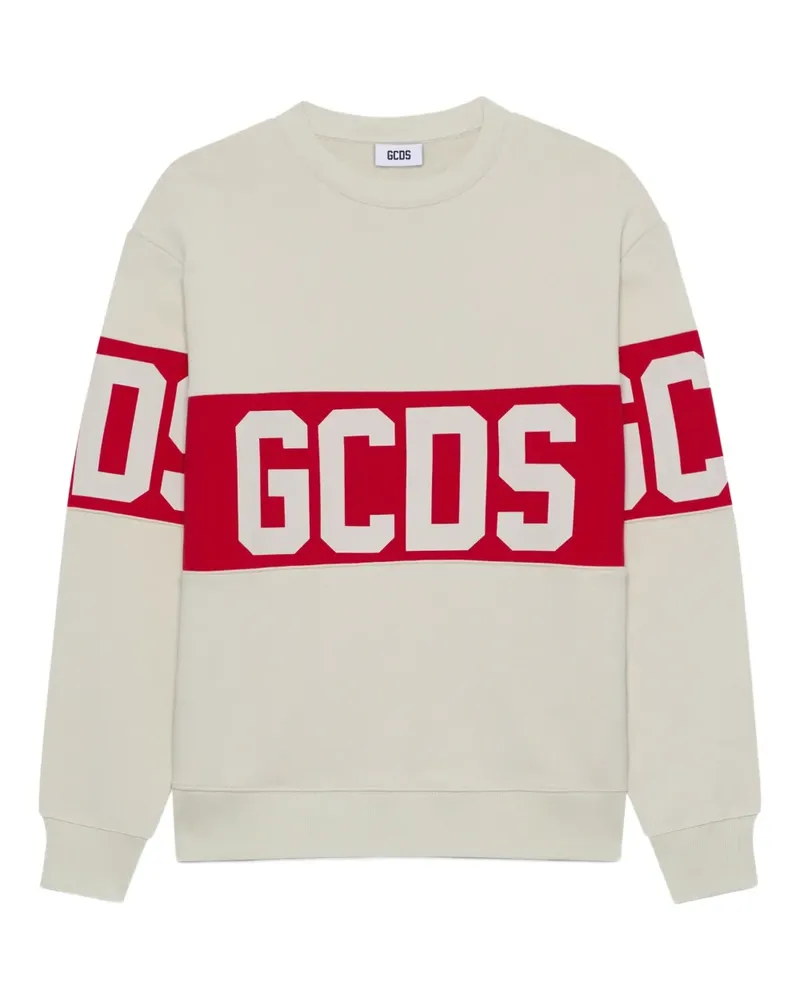 GCDS Strick mit Logo-Streifen - Nude Nude