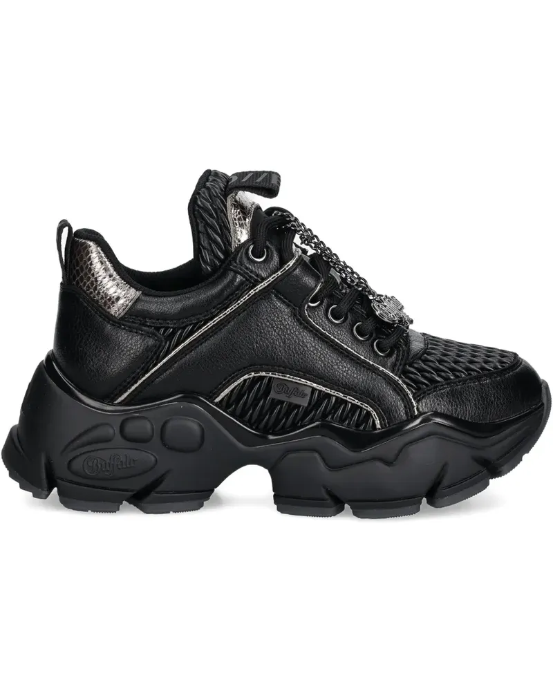 Buffalo Sneakers mit dicker Sohle - Schwarz Schwarz