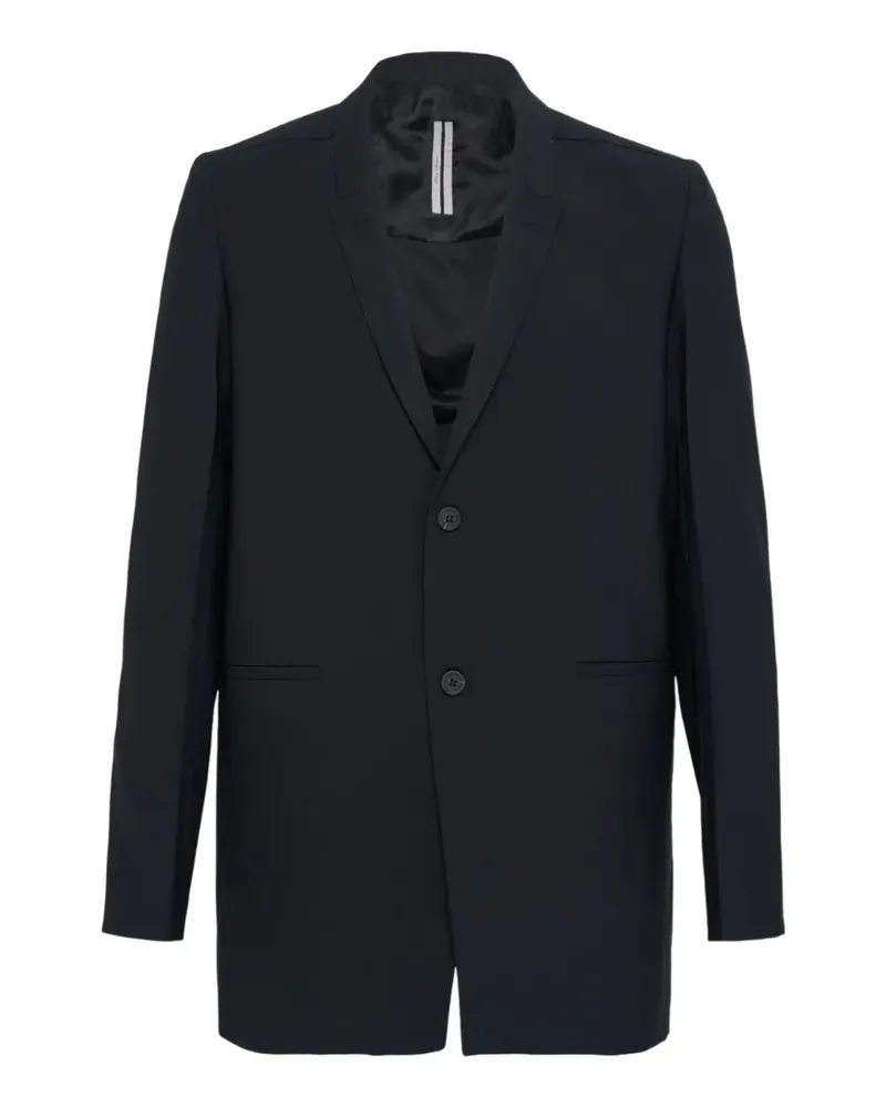 Rick Owens Einreihiges Sakko - Schwarz Schwarz