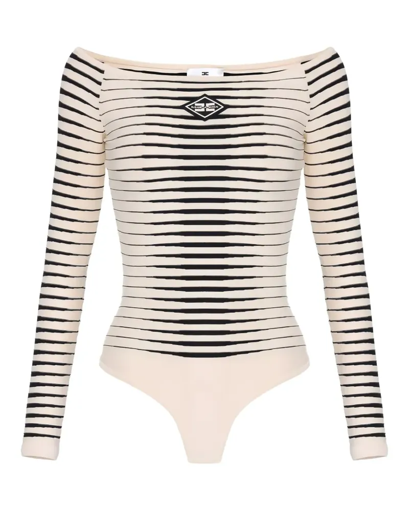 Elisabetta Franchi off-the-shoulder bodysuit - Nude Nude