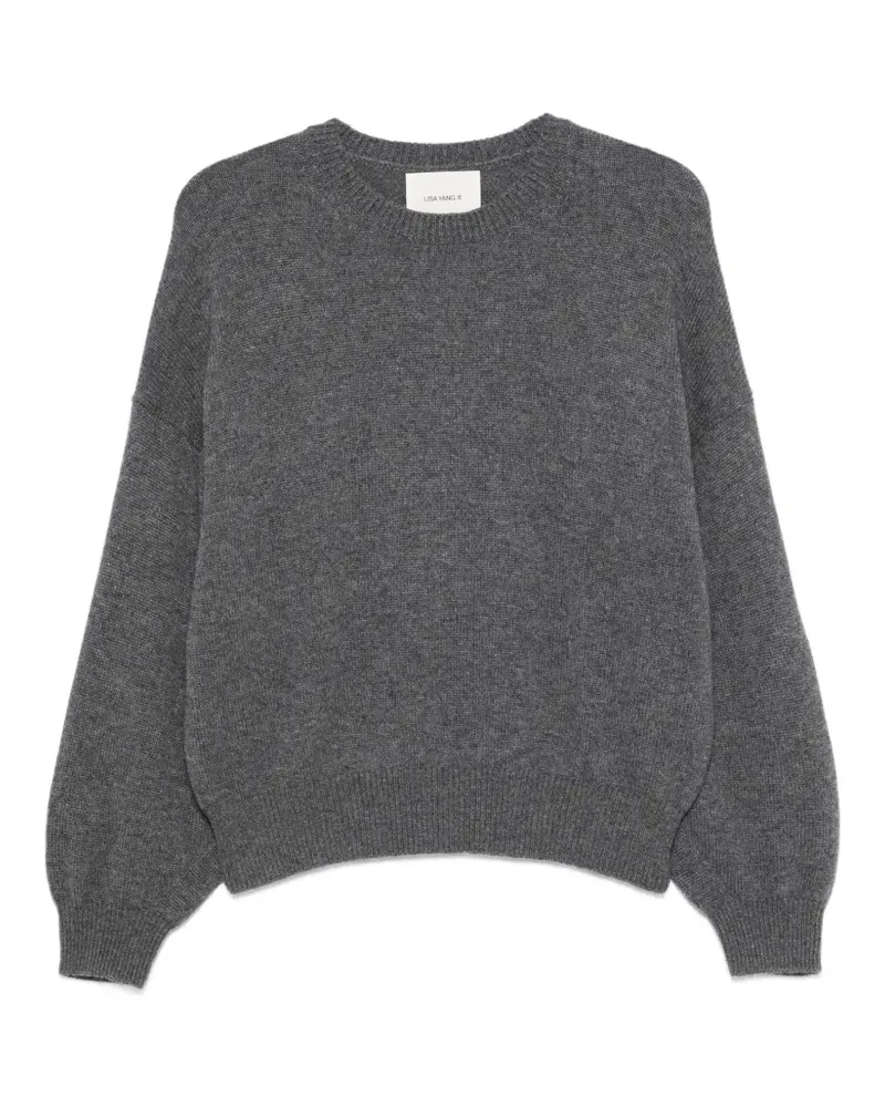 Lisa Yang Pullover mit Ballonärmeln - Grau Grau