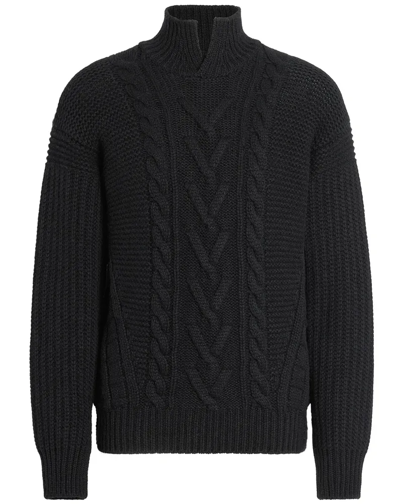 Ermenegildo Zegna Oasi Rollkragenpullover aus Kaschmir - Schwarz Schwarz