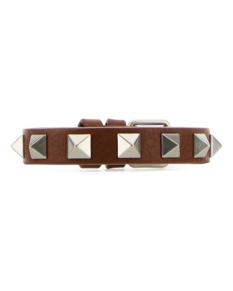 Valentino Garavani Rockstud Lederarmband - Silber Silber