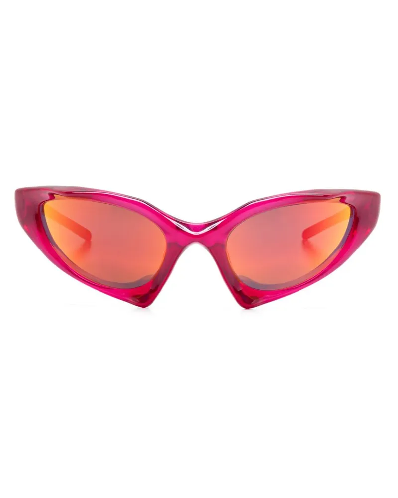 Balenciaga Runner Cat Sonnenbrille - Rosa Rosa