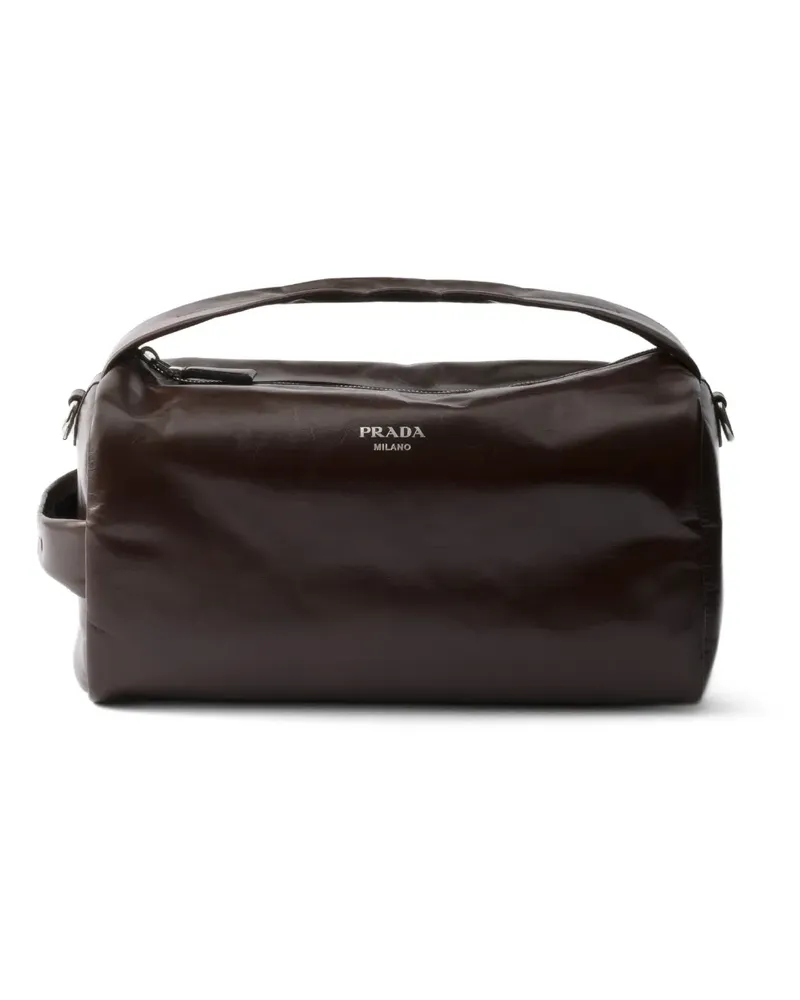 Prada Handtasche aus Leder - Braun Braun