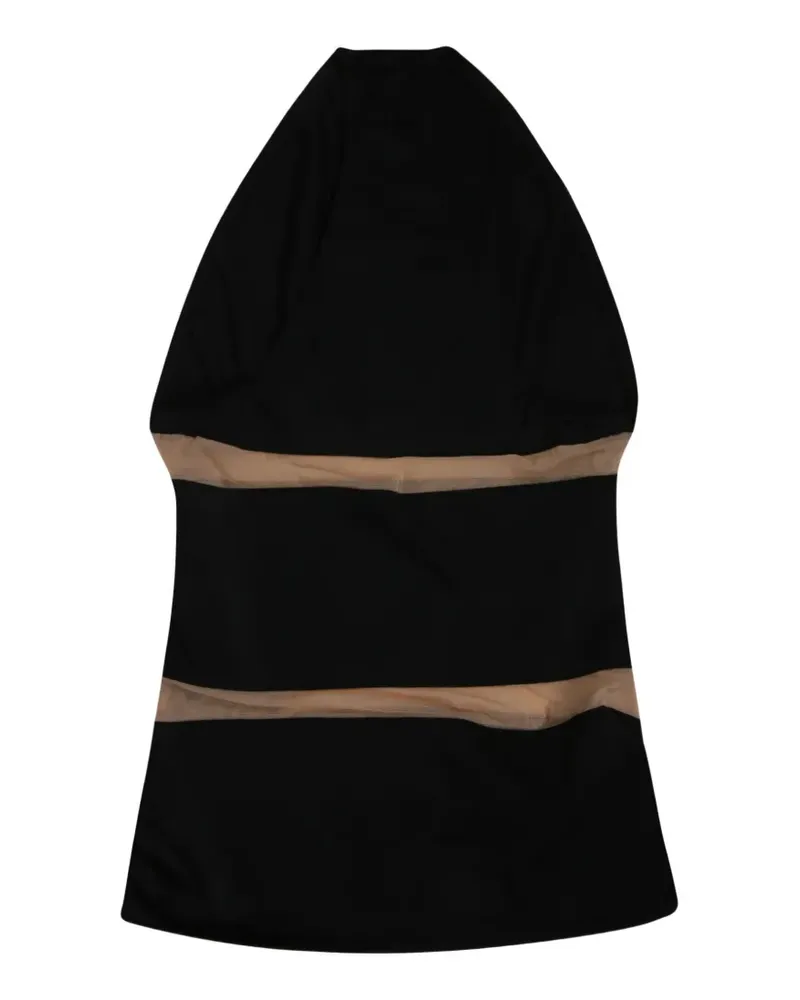 Norma Kamali mesh swimsuit - Schwarz Schwarz