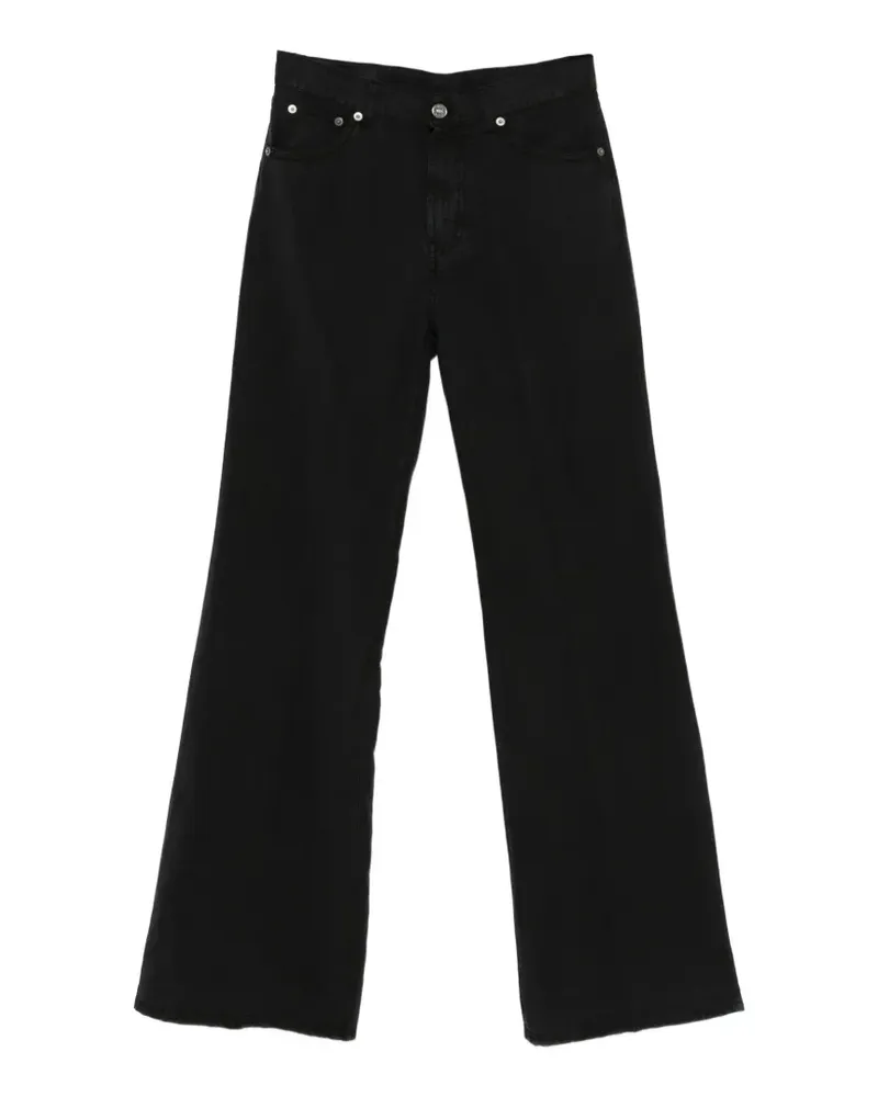 Dondup Amber Wide-Leg-Jeans - Schwarz Schwarz