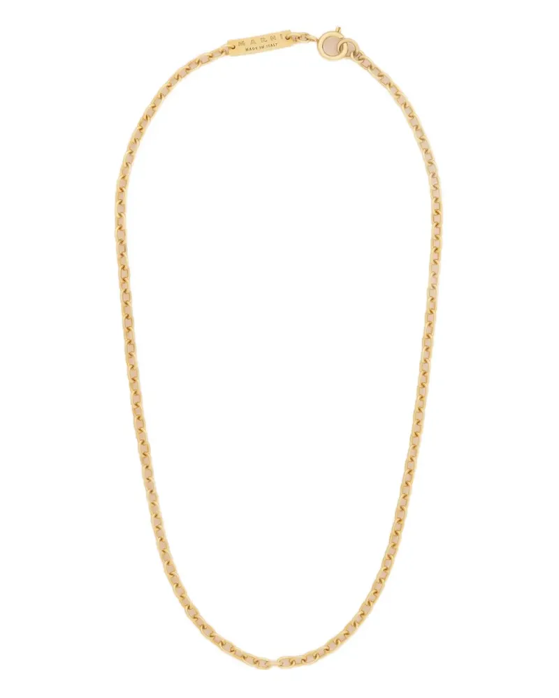 Marni Halskette mit Logo-Schild - Gold Gold
