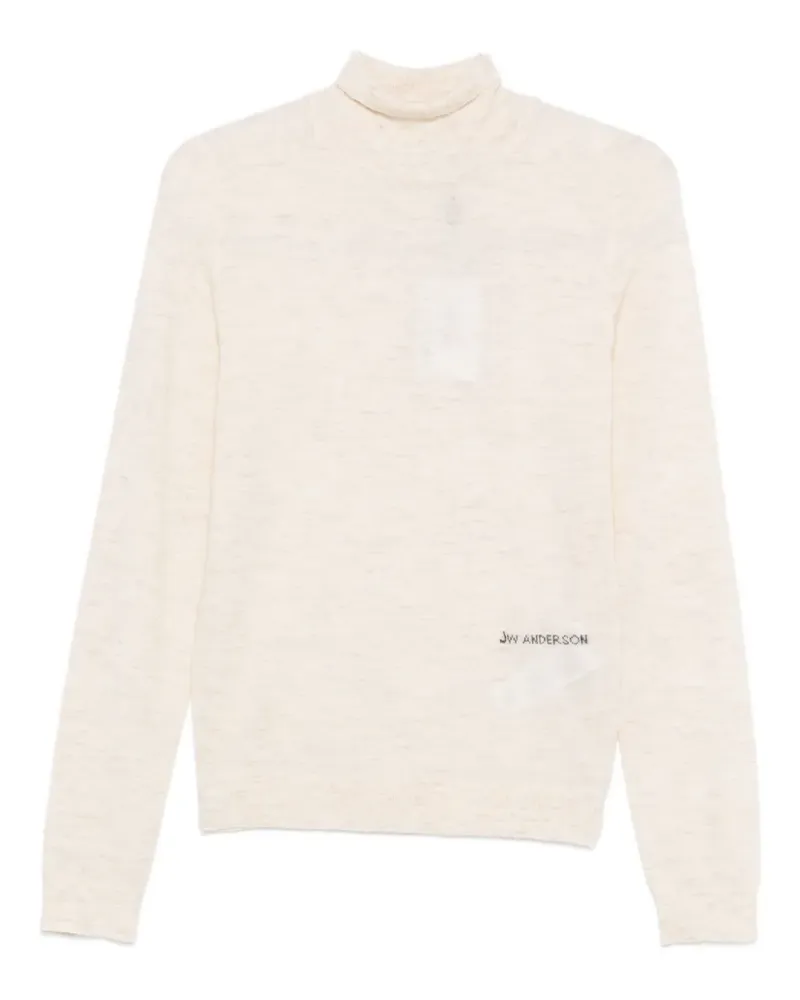 J.W.Anderson roll-neck sweater - Nude Nude