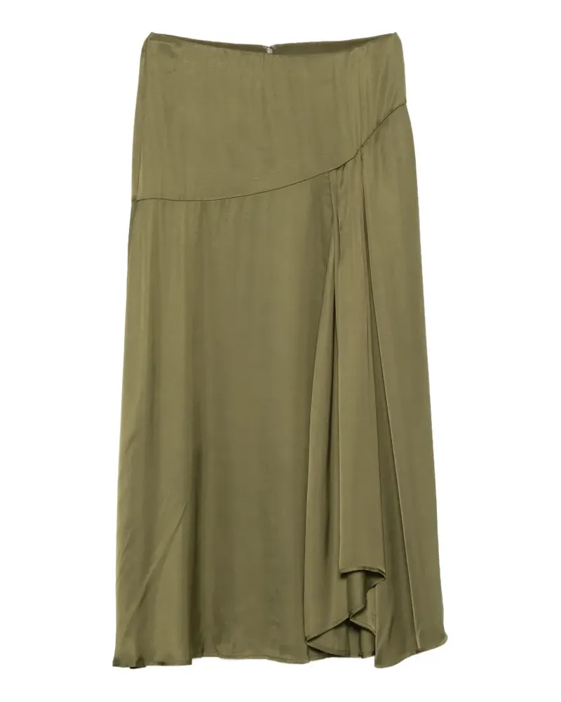 Essentiel draped-detail skirt - Grün Grün