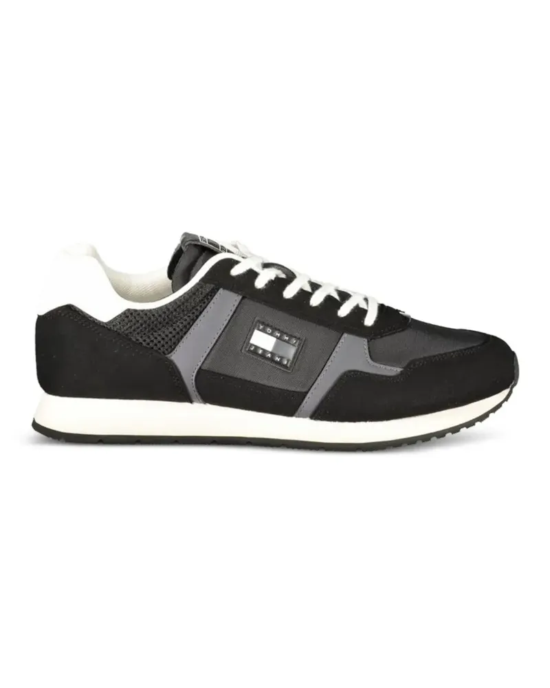 Tommy Hilfiger logo-patch sneakers - Schwarz Schwarz