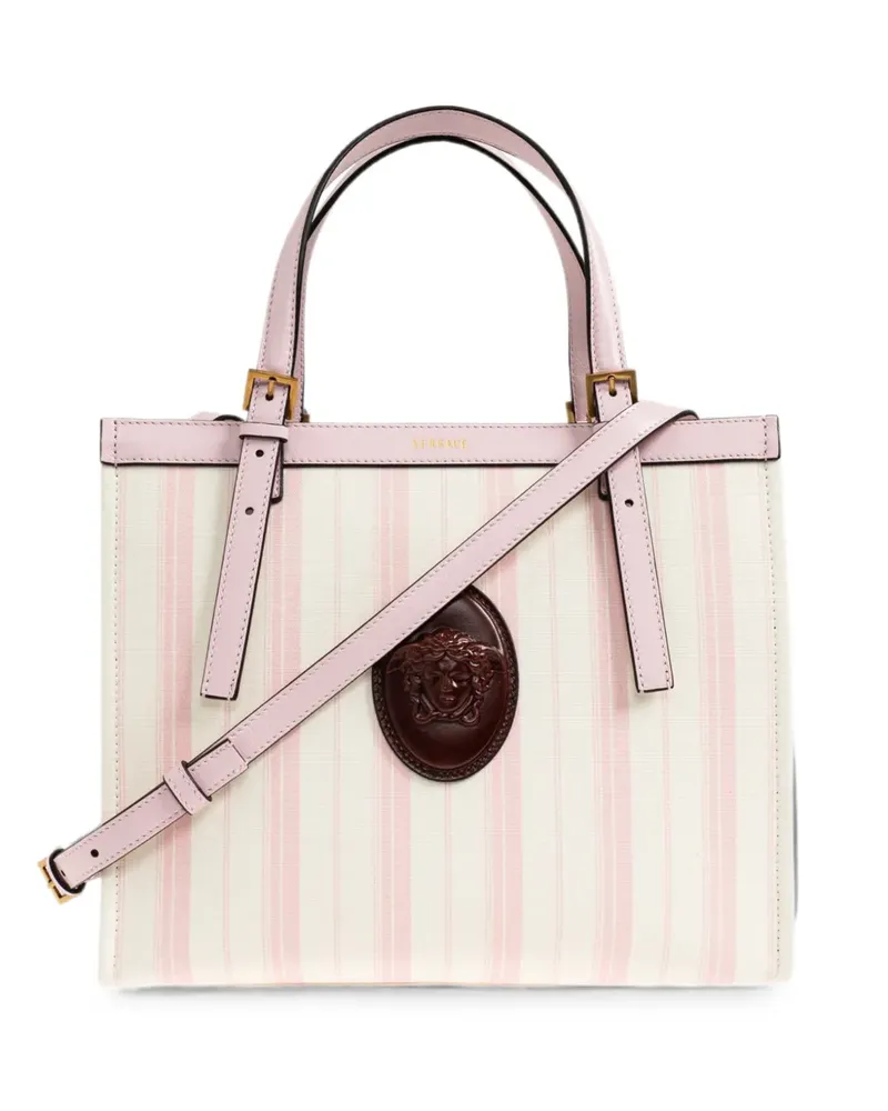 Versace Rivière striped tote bag - Rosa Rosa