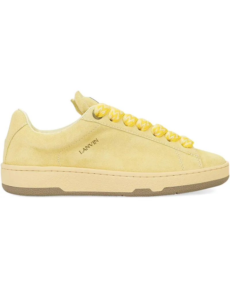 Lanvin Sneakers aus Wildleder - Gelb Gelb