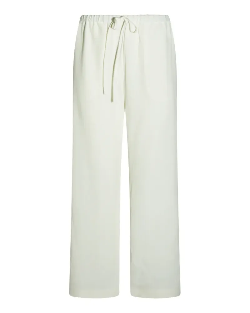Totême drawstring trousers - Weiß Weiß