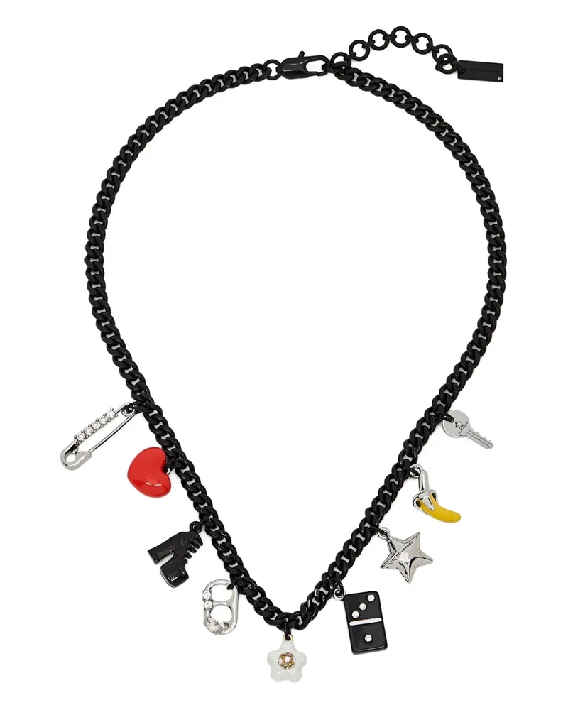 Marc Jacobs The Trinket Halskette - Schwarz Schwarz