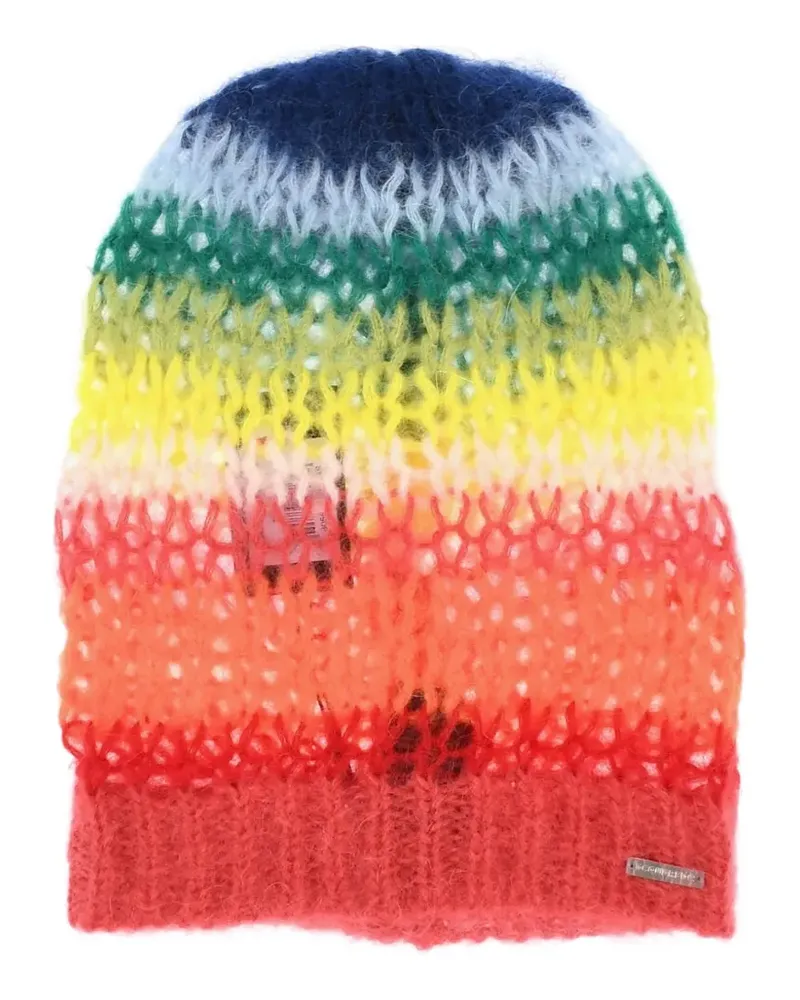 Dsquared2 Beanie aus Ombré-Strick - Rot Rot