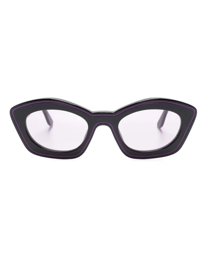 Marni Kea Island Sonnenbrille mit Cat-Eye-Gestell - Schwarz Schwarz