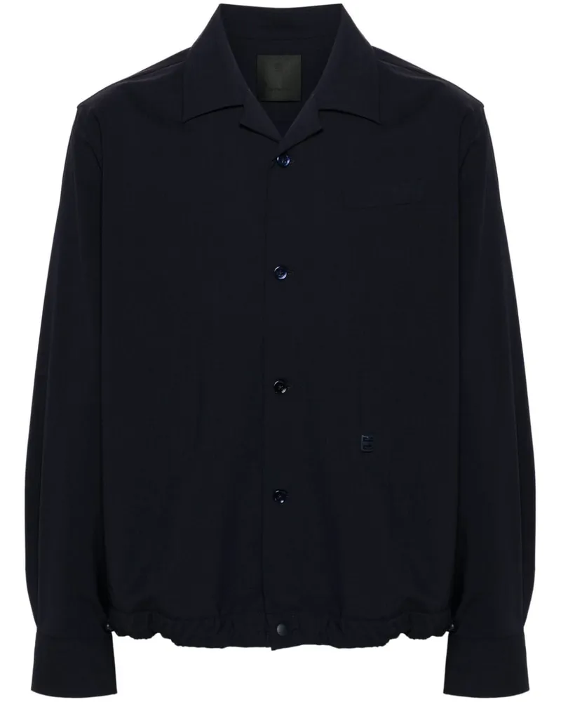 Givenchy Hemd mit Kordelzug - Blau Blau