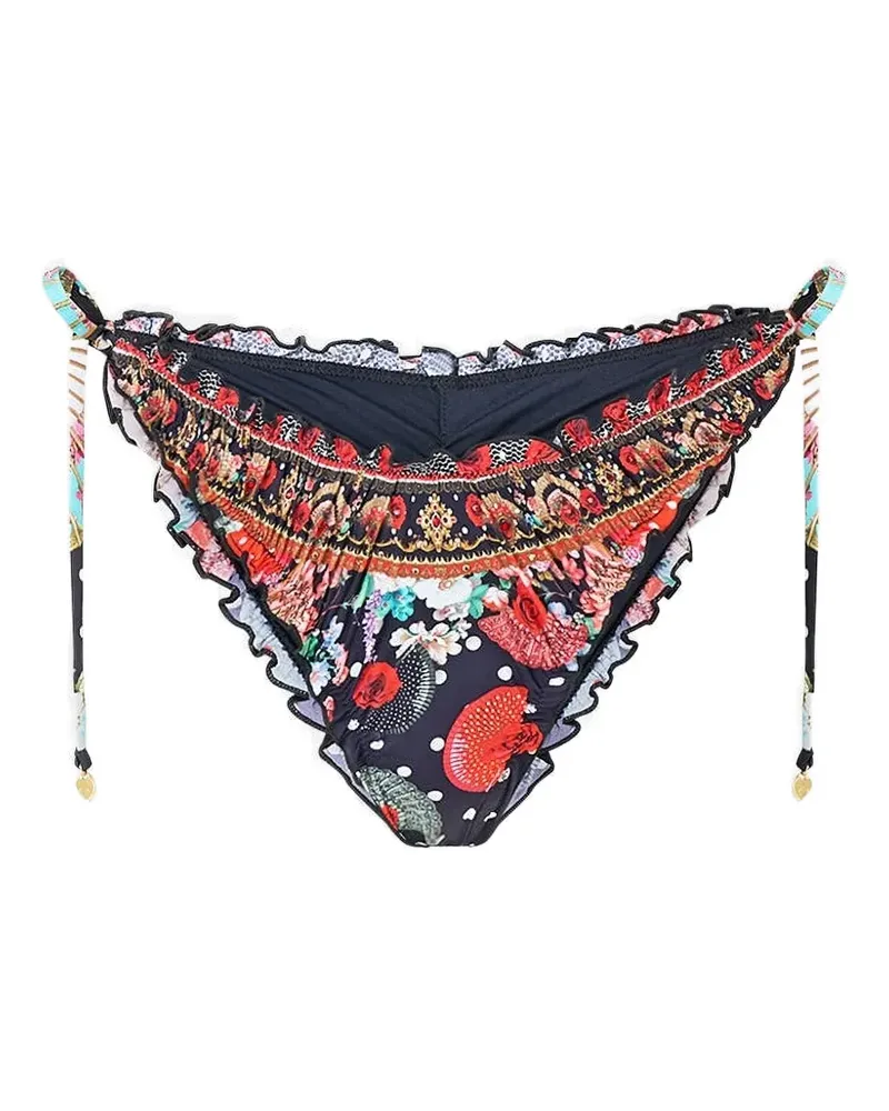 Camilla ruched bikini bottoms - Blau Blau