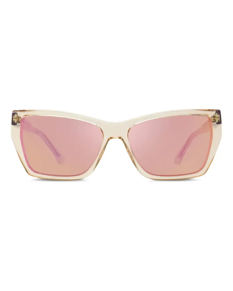 Isabel Marant 197/S rectangular-frame sunglasses - Nude Nude