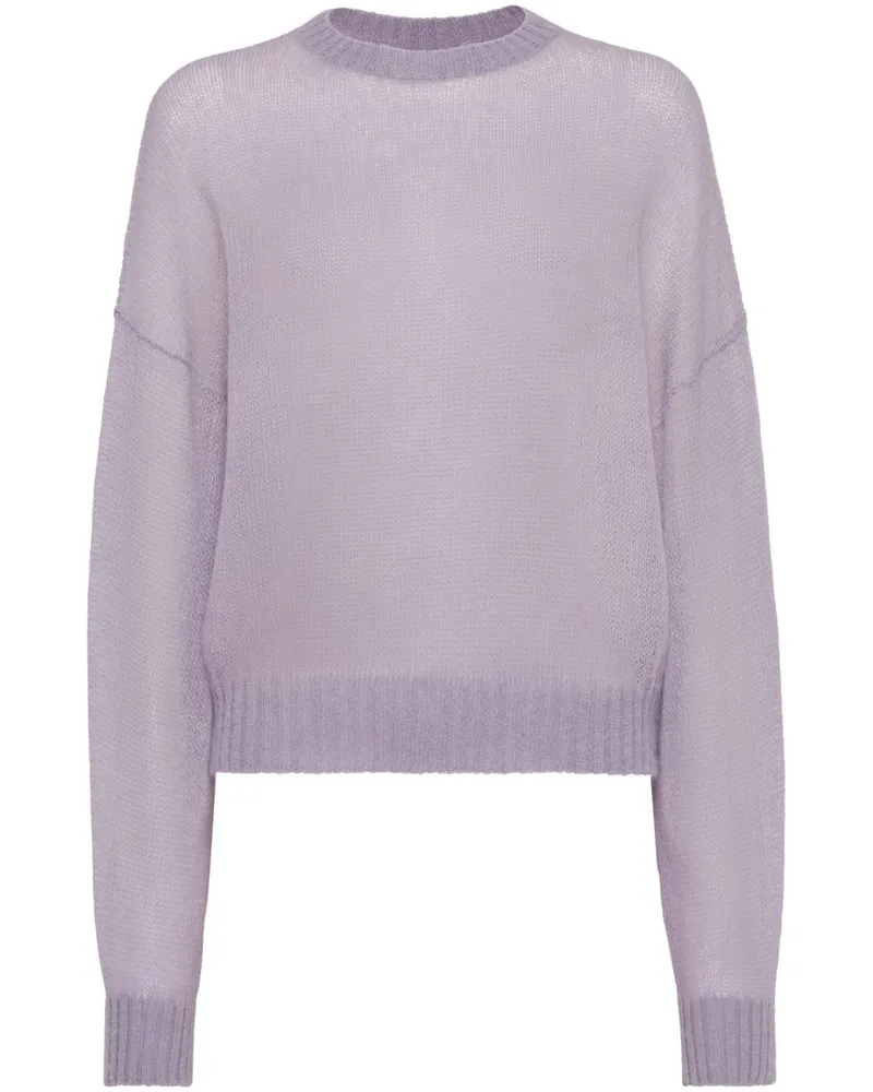 Brunello Cucinelli Pullover mit Monili-Verzierung - Violett Violett