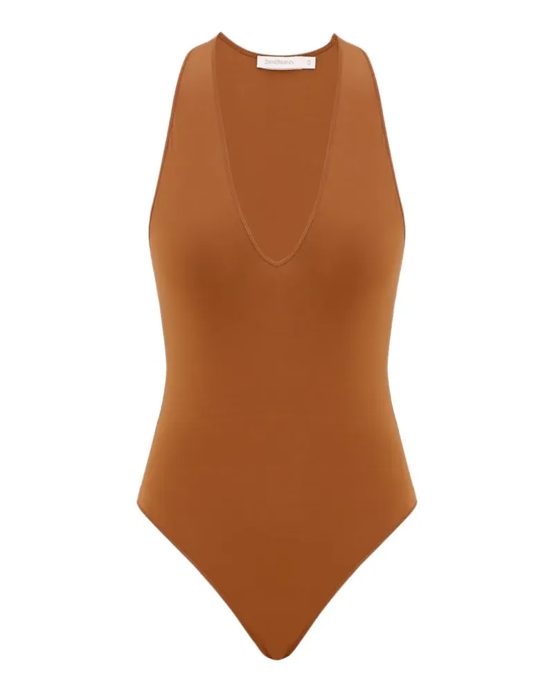 Zimmermann Scoop bodysuit - Braun Braun