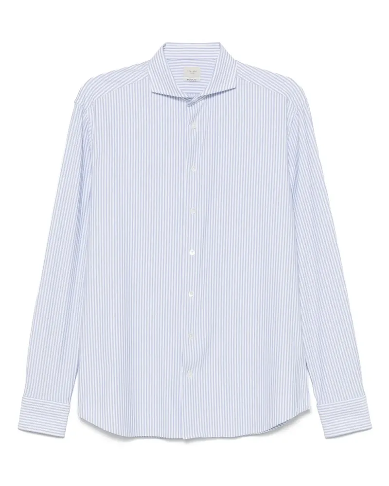 Traiano Milano Gestreiftes Hemd - Blau Blau