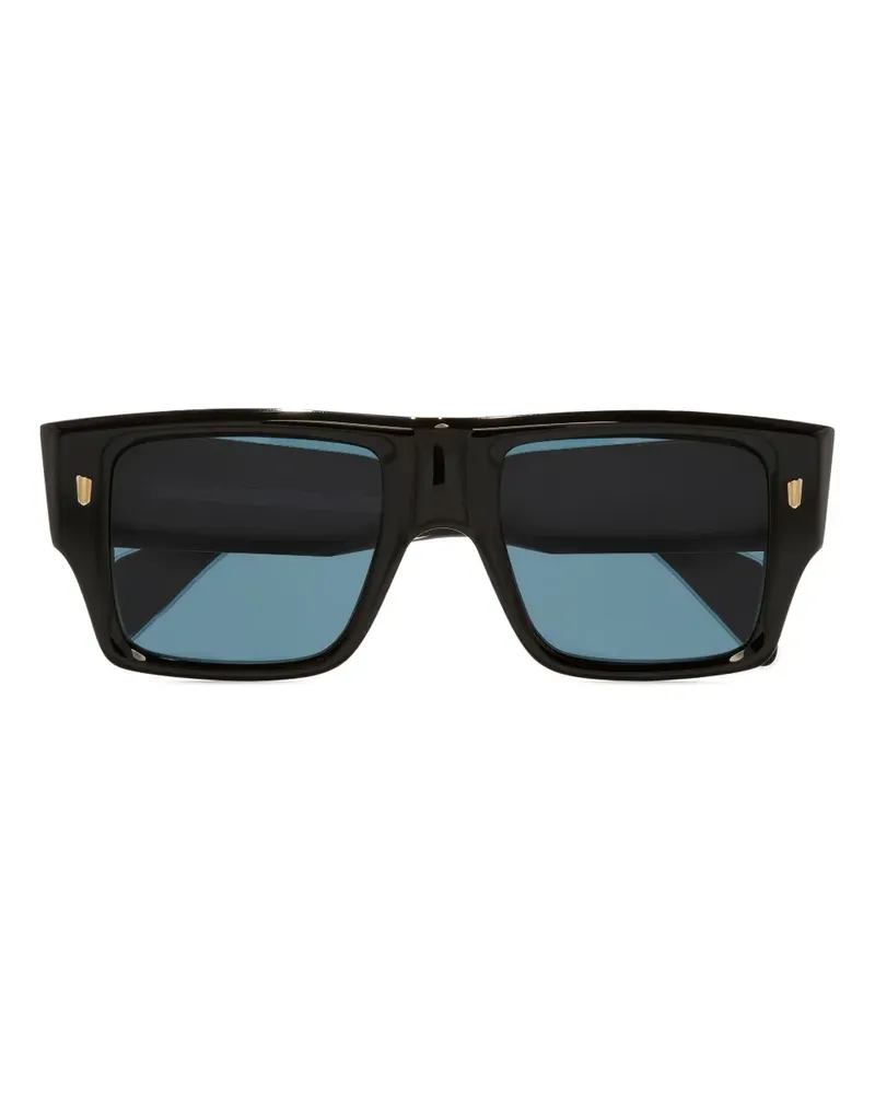 Cutler and Gross 1414 Sonnenbrille mit eckigem Gestell - Schwarz Schwarz