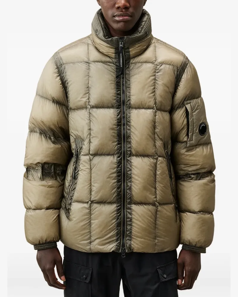 C.P. Company D.D. shell Lens hooded down jacket - Grün Grün