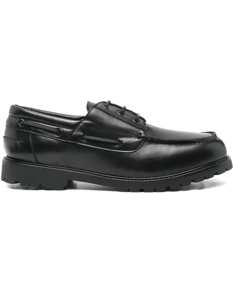 Studio Nicholson Guston Segelschuhe mit Schnürung - Schwarz Schwarz
